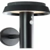 Luminaires Brilliant Applique murale d'extérieur Brilliant Alvero LED Noir, 1 lumière, Détecteur de mouvement