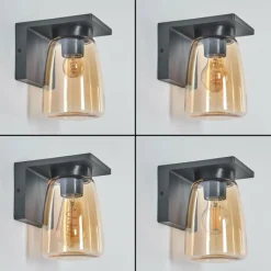 hofstein Applique murale d'extérieur Aquin Anthracite, 1 lumière