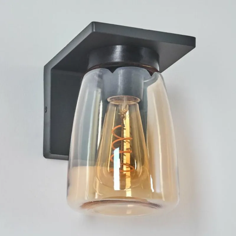 hofstein Applique murale d'extérieur Aquin Anthracite, 1 lumière