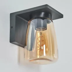 hofstein Applique murale d'extérieur Aquin Anthracite, 1 lumière