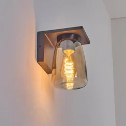 hofstein Applique murale d'extérieur Aquin Anthracite, 1 lumière