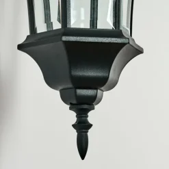 Luminaires Rustiques-hofstein Applique murale d'extérieur Etoe Noir, 1 lumière