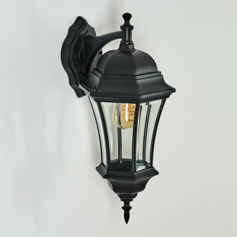 Luminaires Rustiques-hofstein Applique murale d'extérieur Etoe Noir, 1 lumière