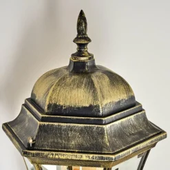 Luminaires Rustiques-hofstein Applique murale d'extérieur Etoe Brun, Or, 1 lumière