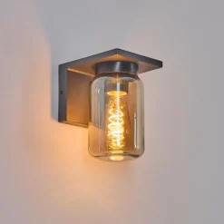 hofstein Applique murale d'extérieur Aquin Anthracite, 1 lumière