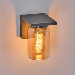 hofstein Applique murale d'extérieur Aquin Anthracite, 1 lumière