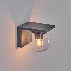 hofstein Applique murale d'extérieur Aquin Anthracite, 1 lumière