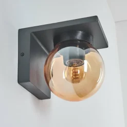 hofstein Applique murale d'extérieur Aquin Anthracite, 1 lumière