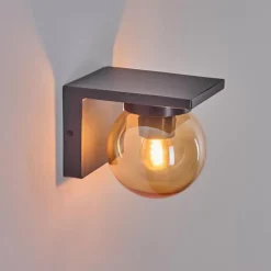 hofstein Applique murale d'extérieur Aquin Anthracite, 1 lumière