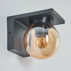 hofstein Applique murale d'extérieur Aquin Anthracite, 1 lumière