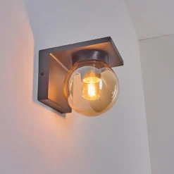 hofstein Applique murale d'extérieur Aquin Anthracite, 1 lumière