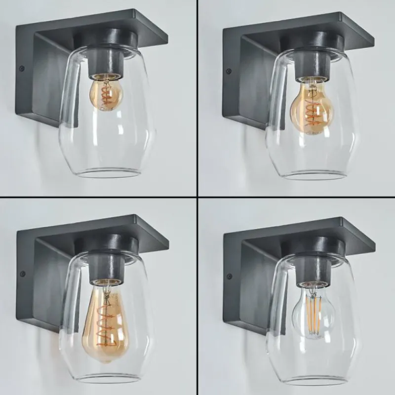 hofstein Applique murale d'extérieur Aquin Anthracite, 1 lumière