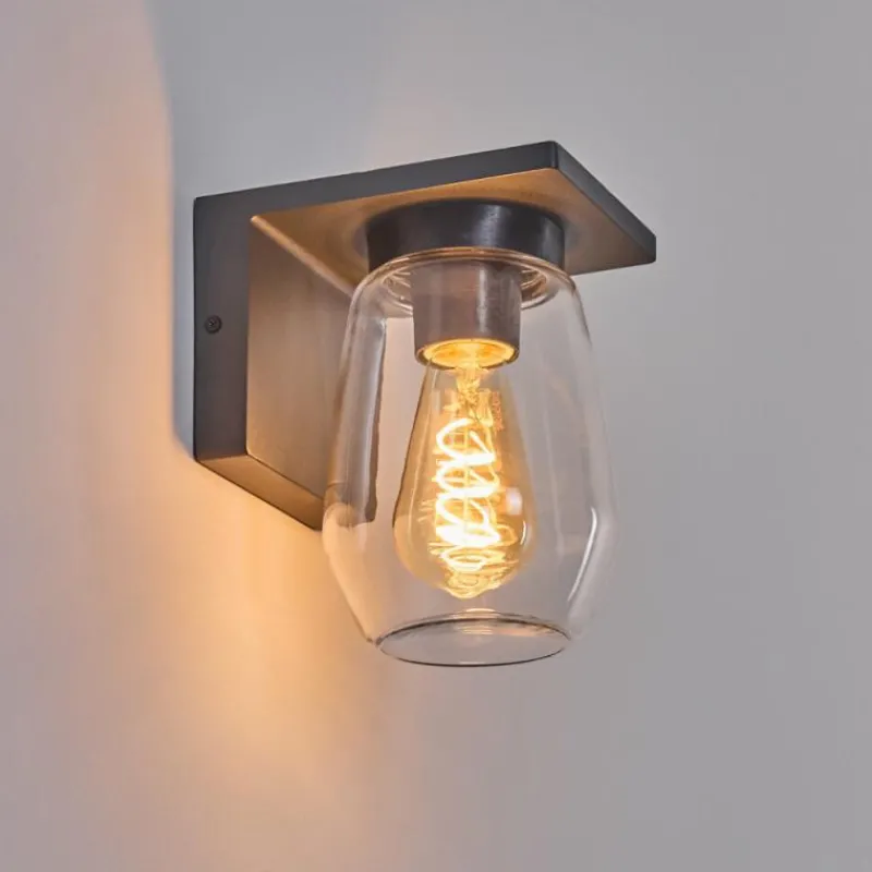 hofstein Applique murale d'extérieur Aquin Anthracite, 1 lumière