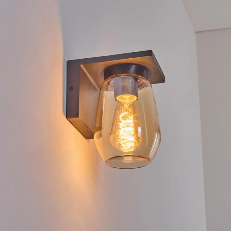 hofstein Applique murale d'extérieur Aquin Anthracite, 1 lumière