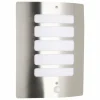 Luminaires Brilliant Applique murale d'extérieur Brilliant Todd Acier inoxydable, 1 lumière, Détecteur de mouvement