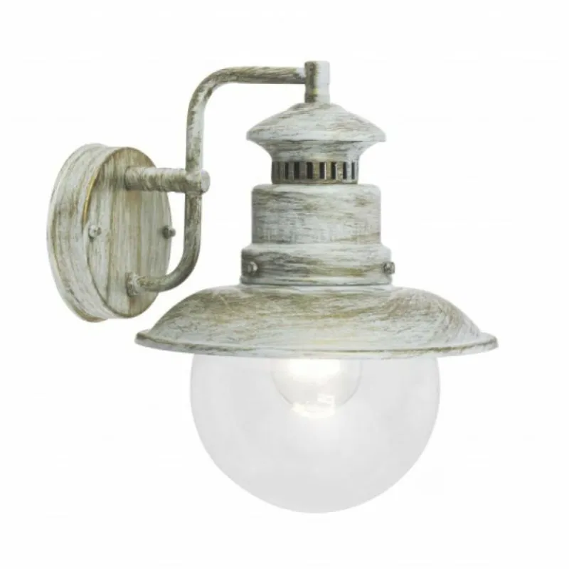 Luminaires Rustiques-Luminaires Brilliant Applique murale d'extérieur Brilliant Artu Blanc, 1 lumière