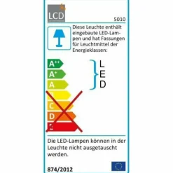 Luminaires LCD Applique murale d'extérieur LCD LED Acier inoxydable, 2 lumières