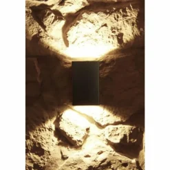 Luminaires LCD Applique murale d'extérieur LCD LED Acier inoxydable, 2 lumières