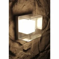 Luminaires Konstsmide Applique murale d'extérieur Konstsmide SANREMO LED Acier inoxydable, Transparent, 9 lumières