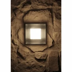 Luminaires Konstsmide Applique murale d'extérieur Konstsmide SANREMO LED Acier inoxydable, Transparent, 9 lumières