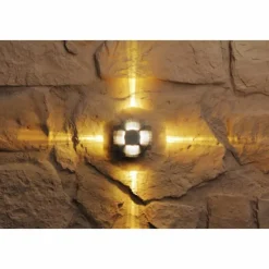 Luminaires Konstsmide Applique murale d'extérieur Konstsmide Monza LED Acier inoxydable, 1 lumière