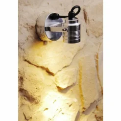 Luminaires Konstsmide Applique murale d'extérieur Konstsmide Monza LED Aluminium, Acier inoxydable, 3 lumières, Détecteur de mouvement