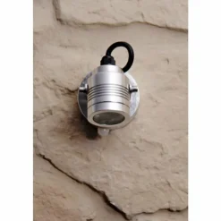 Luminaires Konstsmide Applique murale d'extérieur Konstsmide Monza LED Aluminium, Acier inoxydable, 3 lumières, Détecteur de mouvement