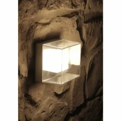 Luminaires Konstsmide Applique murale d'extérieur Konstsmide LED Acier inoxydable, Gris, Transparent, 6 lumières