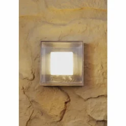 Luminaires Konstsmide Applique murale d'extérieur Konstsmide LED Acier inoxydable, Gris, Transparent, 6 lumières