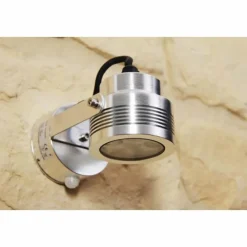 Luminaires Konstsmide Applique murale d'extérieur Konstsmide Monza LED Aluminium, Acier inoxydable, 6 lumières, Détecteur de mouvement