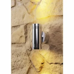 Luminaires Konstsmide Applique murale d'extérieur Konstsmide Monza LED Aluminium, Acier inoxydable, 6 lumières