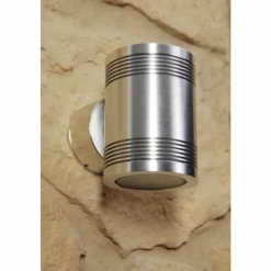 Luminaires Konstsmide Applique murale d'extérieur Konstsmide Monza LED Aluminium, Acier inoxydable, 1 lumière