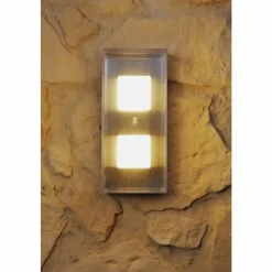 Luminaires Konstsmide Applique murale d'extérieur Konstsmide LED Acier inoxydable, Gris, 1 lumière