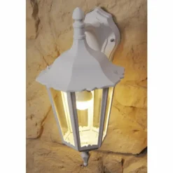 Luminaires Konstsmide Applique murale d'extérieur Konstsmide FIRENZE Transparent, Blanc, 1 lumière