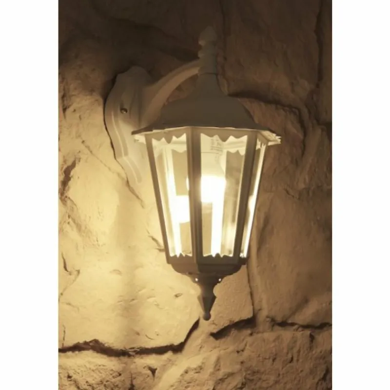 Luminaires Konstsmide Applique murale d'extérieur Konstsmide FIRENZE Transparent, Blanc, 1 lumière