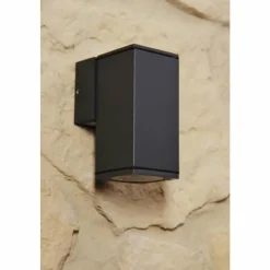 Luminaires Konstsmide Applique murale d'extérieur Konstsmide MONZA Anthracite, Noir, 1 lumière