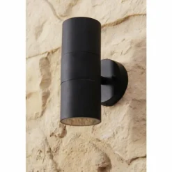 Luminaires Konstsmide Applique murale d'extérieur Konstsmide MODENA Noir, 2 lumières