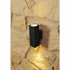 Luminaires Konstsmide Applique murale d'extérieur Konstsmide MONZA Anthracite, Noir, 1 lumière