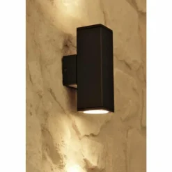 Luminaires Konstsmide Applique murale d'extérieur Konstsmide MONZA Anthracite, Noir, 1 lumière