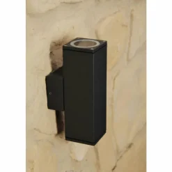 Luminaires Konstsmide Applique murale d'extérieur Konstsmide MONZA Anthracite, Noir, 1 lumière
