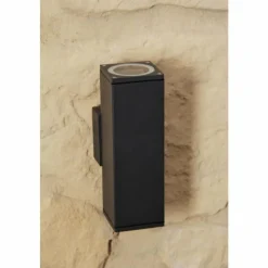 Luminaires Konstsmide Applique murale d'extérieur Konstsmide MONZA Anthracite, Noir, 1 lumière