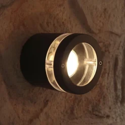 Luminaires Lutec Applique murale d'extérieur LUTEC FOCUS Anthracite, 1 lumière