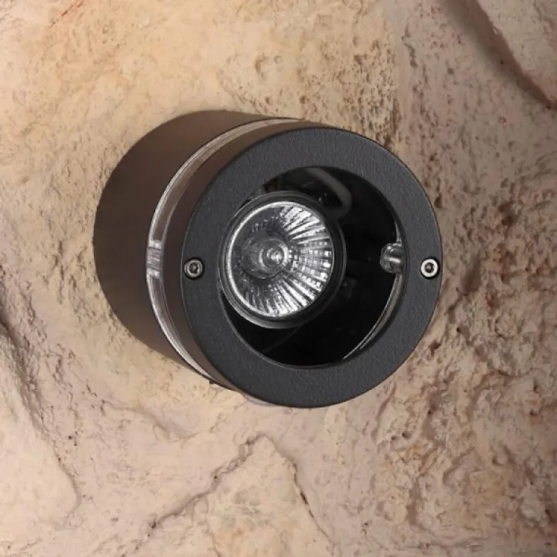 Luminaires Lutec Applique murale d'extérieur LUTEC FOCUS Anthracite, 1 lumière