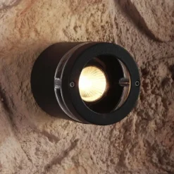 Luminaires Lutec Applique murale d'extérieur LUTEC FOCUS Anthracite, 1 lumière