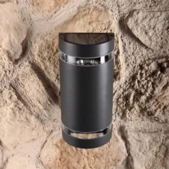 Luminaires Lutec Applique murale d'extérieur LUTEC FOCUS Anthracite, 2 lumières