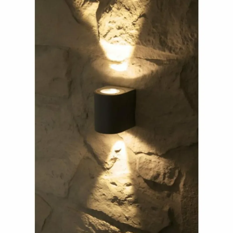 Luminaires Nordlux Applique murale d'extérieur Nordlux CANTO LED Gris, 2 lumières