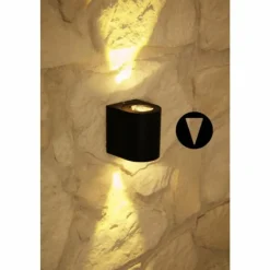 Luminaires Nordlux Applique murale d'extérieur Nordlux CANTO LED Noir, 2 lumières