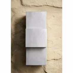 Luminaires Konstsmide Applique murale d'extérieur Konstsmide MONZA LED Acier inoxydable, 2 lumières