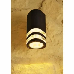 Luminaires Konstsmide Applique murale d'extérieur Konstsmide MODENA Noir, 1 lumière