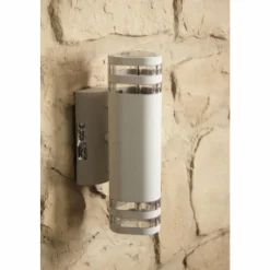 Luminaires Konstsmide Applique murale d'extérieur Konstsmide MODENA Blanc, 2 lumières